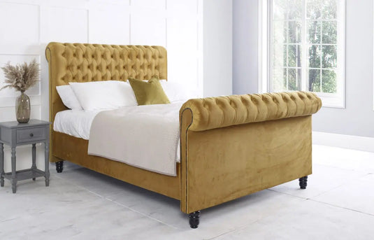 Stylish Sleigh Bed Frame